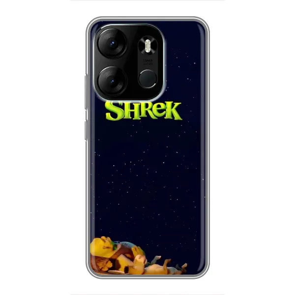 Чехол с принтом «Отдыхающий Шрек» для TECNO Spark Go 2023 (BF7) Чехол с принтом «Отдыхающий Шрек» для TECNO Spark Go 2023 (BF7)