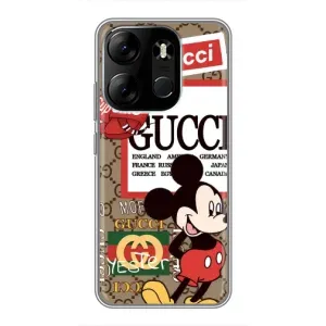 Чохол Disney Mouse Tecno Spark Go 2023 (BF7) (PREMIUMPrint) (Стильний Міккі)