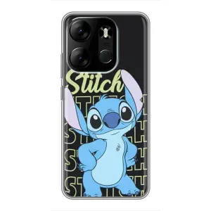 Чехол с принтом Стич на TECNO Spark Go 2023 (BF7) (Стич 626)