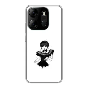 Чехлы Венсдей на Tecno Spark Go 2023 (BF7) Уэнсдей (AlphaPrint) (танец Уэнздей)