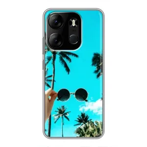 Силіконовий чохол з КАРТИНКАМИ літо для Tecno Spark Go 2023 (BF7) (AlphaPrint) (Погляд літо)