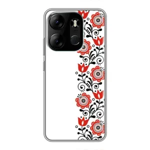 Чехол для Патриота Украины Tecno Spark Go 2023 (BF7) - (AlphaPrint) (Яркая вишиванка)