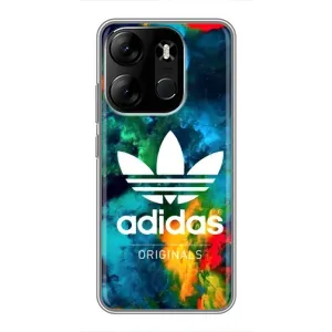 Чохли Адидас для Tecno Spark Go 2023 (BF7) (AlphaPrint) (Яскравий Адідас)