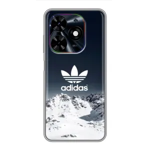 Чехлы Адидас для Tecno Spark Go 2024 (BG6) (AlphaPrint) (Адидас в горах)
