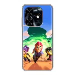 Чехол для Tecno Spark Go 2024 (BG6) Бравл Старс (VPrint) (Бравел Старс)