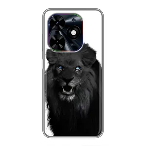 Чохли з картинкою животних Tecno Spark Go 2024 (BG6) (Чорний ЛЕВ)