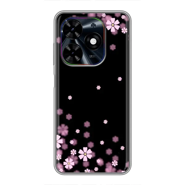 Чехол с принтом «Цветочки маленькие» для TECNO Spark Go 2024 (BG6) Чехол с принтом «Цветочки маленькие» для TECNO Spark Go 2024 (BG6)