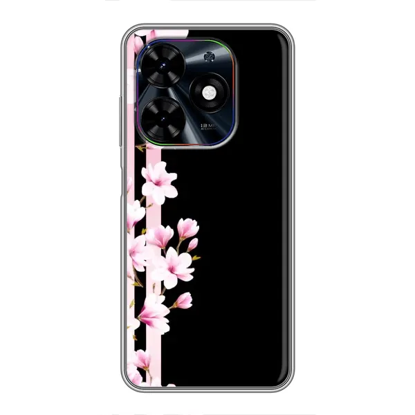 Чехол с принтом «Цветочки» для TECNO Spark Go 2024 (BG6) Чехол с принтом «Цветочки» для TECNO Spark Go 2024 (BG6)
