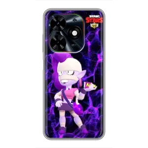 Чехлы Brawl Stars для Tecno Spark Go 2024 (BG6) (AlphaPrint) (Емз Бравл Старс)