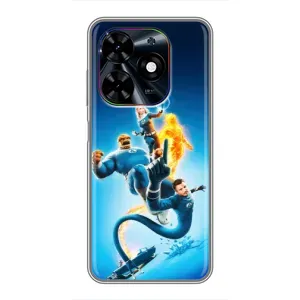 Чехол с принтом Фантастическая четверка для Tecno Spark Go 2024 (BG6) (Герои Фантастическая Четверка)