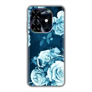 Чехлы (ART) Цветы на Tecno Spark Go 2024 (BG6) (VPrint) (Блактині бутони)