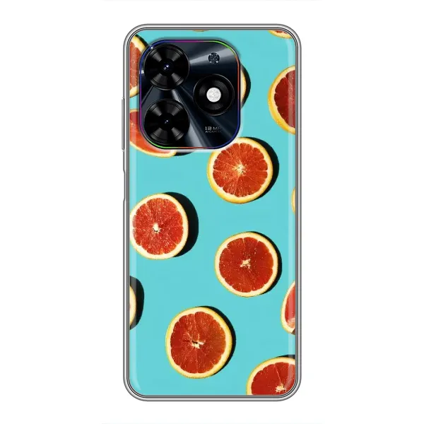Чехол с принтом «Грейпфрут» для TECNO Spark Go 2024 (BG6)