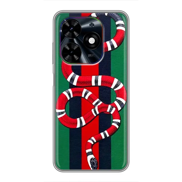 Чохол з принтом «Gucci змія» для TECNO Spark Go 2024 (BG6) Чохол з принтом «Gucci змія» для TECNO Spark Go 2024 (BG6)