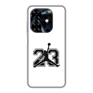 Чехлы для Tecno Spark Go 2024 (BG6) - с картинкой JORDAN (AlphaPrint) (Jordan 23)