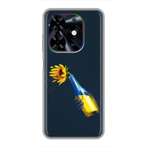 Чохол для Патріота України Tecno Spark Go 2024 (BG6) - (AlphaPrint) (Коктель молотова)