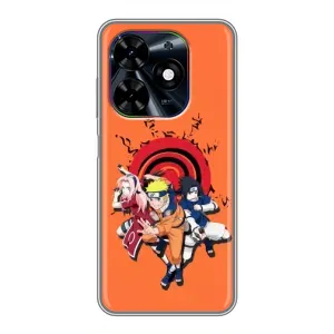 Naruto Anime Чохли для ТЕКНО Спарк Ґо 2024 (БГ6) (AlphaPrint) (команда Наруто)