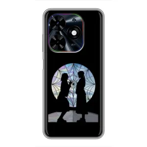 Чехлы Венсдей на Tecno Spark Go 2024 (BG6) Уэнсдей (AlphaPrint) (комната Уэнздей)