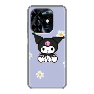 Чехол с кроликом Куроми на Tecno Spark Go 2024 (BG6) (Куроми в цветах)