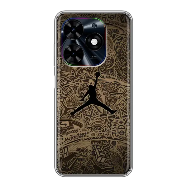 Чехол с принтом «Logo Jordan» для TECNO Spark Go 2024 (BG6) Чехол с принтом «Logo Jordan» для TECNO Spark Go 2024 (BG6)