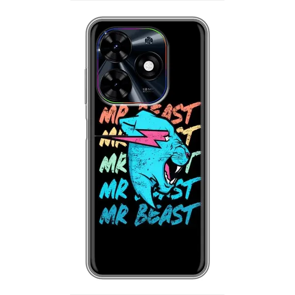 Чехол с принтом «logo Mr beast» для TECNO Spark Go 2024 (BG6) Чехол с принтом «logo Mr beast» для TECNO Spark Go 2024 (BG6)