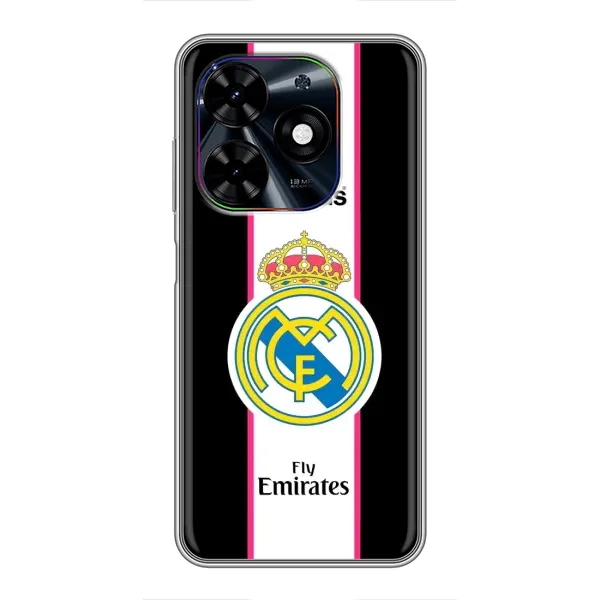 Чехол с принтом «лого Real Madrid» для TECNO Spark Go 2024 (BG6) Чехол с принтом «лого Real Madrid» для TECNO Spark Go 2024 (BG6)