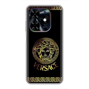 Чохли VERSACE для ТЕКНО Спарк Ґо 2024 (БГ6) (PREMIUMPrint) (Logo Versace)