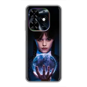 Чехол с дизайном Венздей 2 на Tecno Spark Go 2024 (BG6) (Магическая сфера Уэнздей)