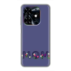 Чехлы для мамы на Tecno Spark Go 2024 (BG6) (Мама в цветах)