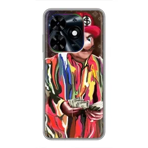 Бренднові Чохли для Tecno Spark Go 2024 (BG6) - (PREMIUMPrint) (Mario LV)