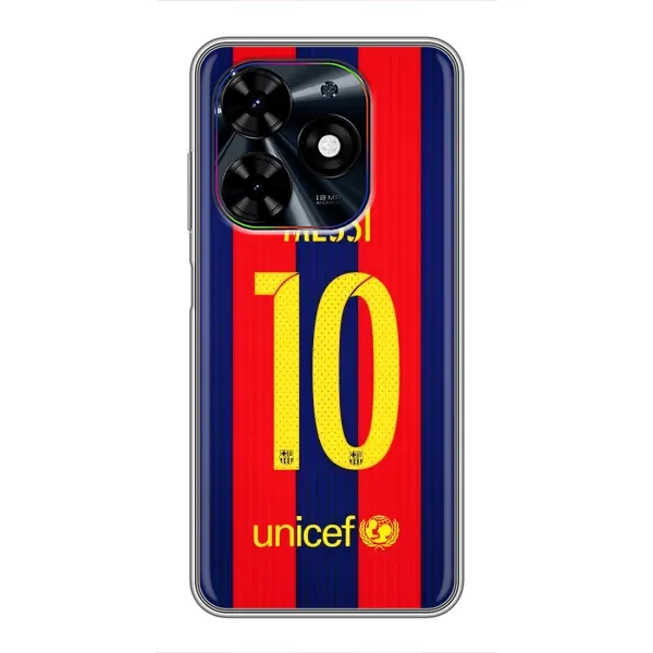 Чохол з принтом «Messi Barca 10» для TECNO Spark Go 2024 (BG6)