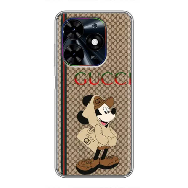 Чохол з принтом «Mickey GUCCI» для TECNO Spark Go 2024 (BG6) Чохол з принтом «Mickey GUCCI» для TECNO Spark Go 2024 (BG6)