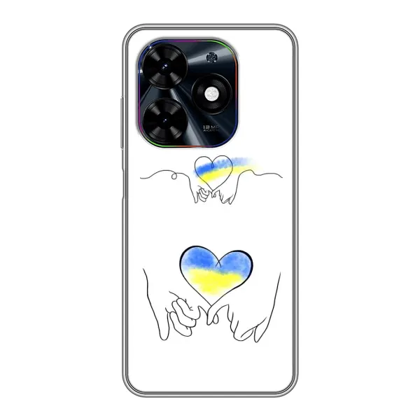 Чехол с принтом «Мир Украине» для TECNO Spark Go 2024 (BG6) Чехол с принтом «Мир Украине» для TECNO Spark Go 2024 (BG6)