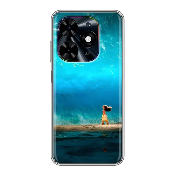 Чехол с принтом «Океан Моана» для TECNO Spark Go 2024 (BG6) Чехол с принтом «Океан Моана» для TECNO Spark Go 2024 (BG6)