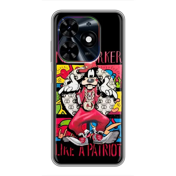 Чехол с принтом «Мультяшный Волк» для TECNO Spark Go 2024 (BG6) Чехол с принтом «Мультяшный Волк» для TECNO Spark Go 2024 (BG6)