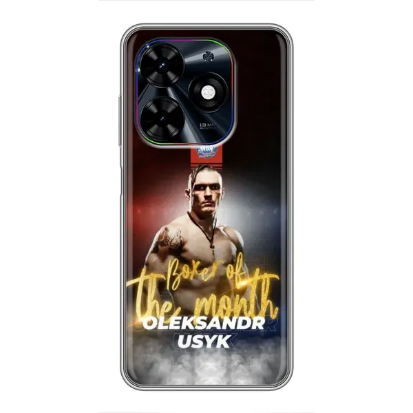 Чохол з принтом «Olexandr Usyk» для TECNO Spark Go 2024 (BG6) Чохол з принтом «Olexandr Usyk» для TECNO Spark Go 2024 (BG6)