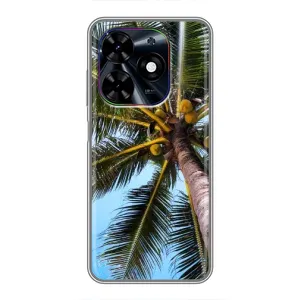 Силіконовий чохол з КАРТИНКАМИ літо для Tecno Spark Go 2024 (BG6) (AlphaPrint) (Пальма)