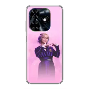 Чехол с дизайном Венздей 2 на Tecno Spark Go 2024 (BG6) (Яркая Энид Уэнздей)
