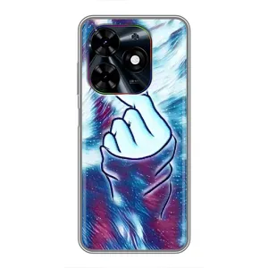 Чохол з принтом «Радужне серце» для TECNO Spark Go 2024 (BG6)