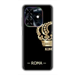 Чехлы для Tecno Spark Go 2024 (BG6) (VPrint) - Футбольные клубы (Roma)