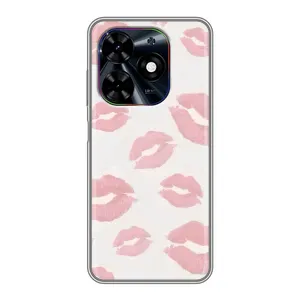 Чехол с розовым рисунком для Tecno Spark Go 2024 (BG6)