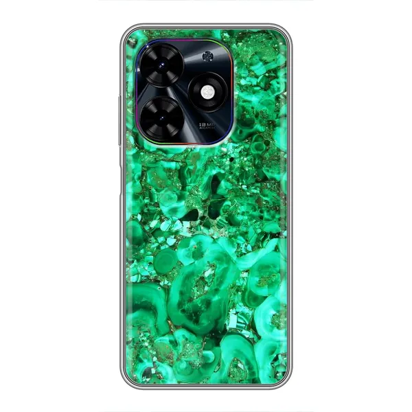 Чехол с принтом «Салатный Мрамор» для TECNO Spark Go 2024 (BG6) Чехол с принтом «Салатный Мрамор» для TECNO Spark Go 2024 (BG6)