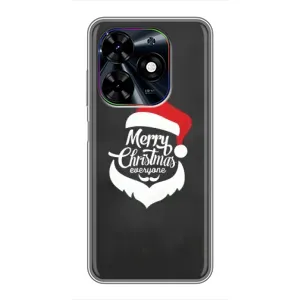 Рождественские Чехлы для Tecno Spark Go 2024 (BG6) (VPrint) (Санта Крисмас)