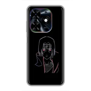 Чохли на тему: Ітачи Учіха для Tecno Spark Go 2024 (BG6) (AlphaPrint) (силует Ітачі)