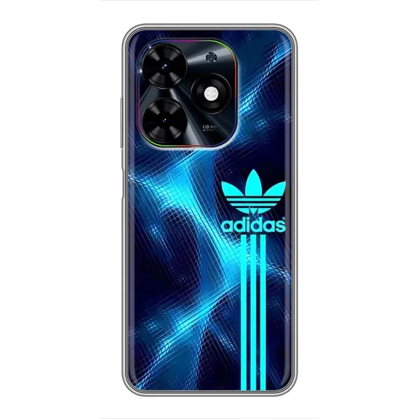 Чохол з принтом «Синій Адідас» для TECNO Spark Go 2024 (BG6) Чохол з принтом «Синій Адідас» для TECNO Spark Go 2024 (BG6)