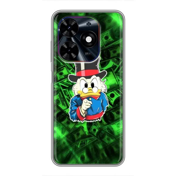 Чехол с принтом «Скрудж МакДак» для TECNO Spark Go 2024 (BG6)