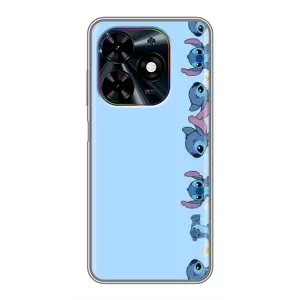 Чехол с принтом Стич на TECNO Spark Go 2024 (BG6) (Стич фон)