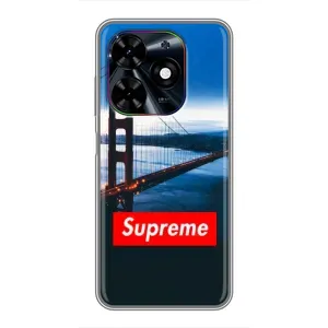 Чеохол для Tecno Spark Go 2024 (BG6) з картинкою Supreme (AlphaPrint) (Стиль Supreme)