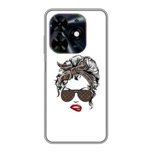 Чехлы Луи Витон для Tecno Spark Go 2024 (BG6) (AlphaPrint - LOUIS VUITTON) (стильная с луи витон)
