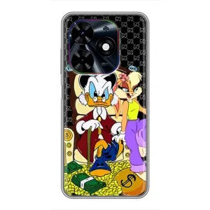 Чехли для Tecno Spark Go 2024 (BG6) - Скрудж МакДак Louis Vuitton (PREMIUMPrint) (Стильна Утка)