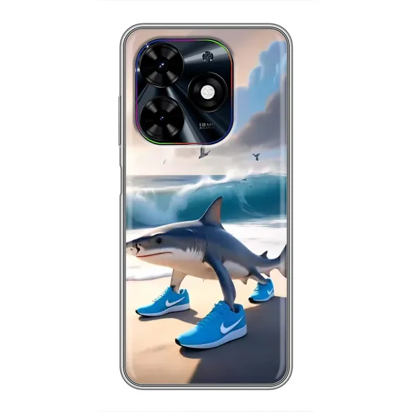 Чехол с принтом «Тралалело тралала» для TECNO Spark Go 2024 (BG6) Чехол с принтом «Тралалело тралала» для TECNO Spark Go 2024 (BG6)